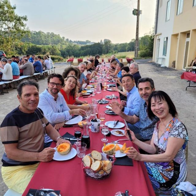 repas chaleureux de l'école de danse